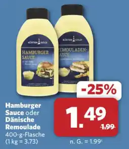 Combi Markt DE Küsten Gold Hamburger Sauce oder Dänische Remoulade aanbieding