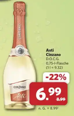 Combi Markt DE Cinzano Asti aanbieding