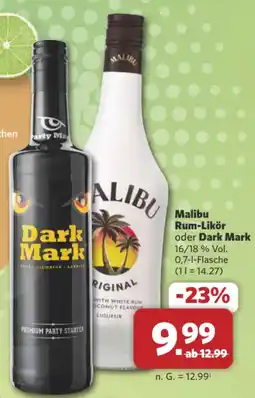Combi Markt DE Malibu oder Dark Mark aanbieding