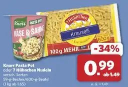 Combi Markt DE Knorr Pasta Pot oder 7 Hühnchen Nudeln aanbieding