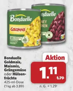 Combi Markt DE Bonduelle Goldmais, Maismix, Grüngemüse oder Hülsenfrüchte aanbieding