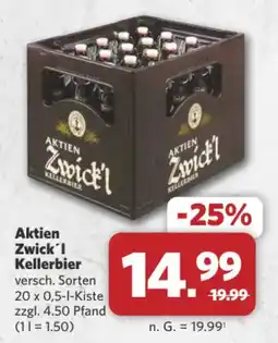 Combi Markt DE Aktien Zwick'l Kellerbier aanbieding
