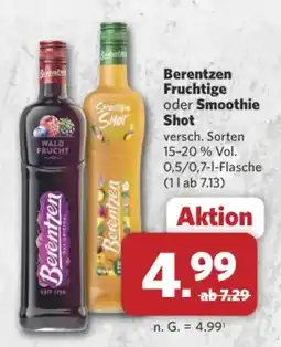 Combi Markt DE Berentzen Fruchtige oder Smoothie Shot aanbieding