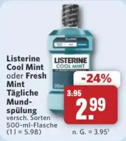 Combi Markt DE Listerine Cool Mint aanbieding