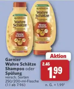 Combi Markt DE Garnier Wahre Schätze Shampoo oder Spülung aanbieding