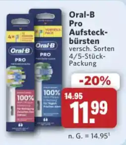 Combi Markt DE Oral-B Pro Aufsteck-bürsten aanbieding