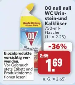 Combi Markt DE OO null null WC Urinstein-und Kalklöser aanbieding