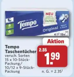Combi Markt DE Tempo Taschentücher aanbieding
