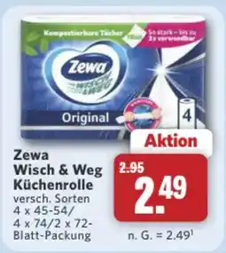 Combi Markt DE Zewa Wisch & Weg Küchenrolle aanbieding