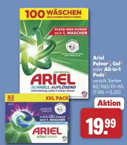 Combi Markt DE Ariel Allin1 Pods aanbieding
