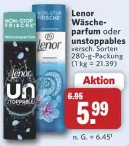 Combi Markt DE Lenor Wäscheparfum oder unstoppables aanbieding