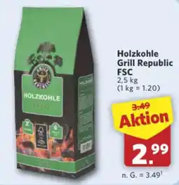 Combi Markt DE Grill Republic Holzkohle aanbieding