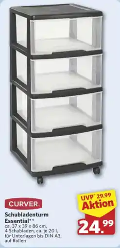 Combi Markt DE Curver Schubladenturm Essential aanbieding