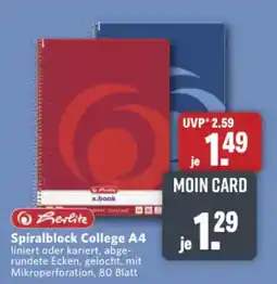 Combi Markt DE Berlitz Spiralblock College A4 aanbieding