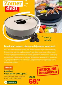 Welkoop RedFire Onyx Mesa tafelgrill aanbieding