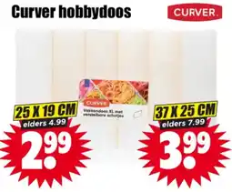 Dirk Curver hobbydoos aanbieding