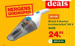 Welkoop Black & Decker kruimeldief 3.6 V aanbieding