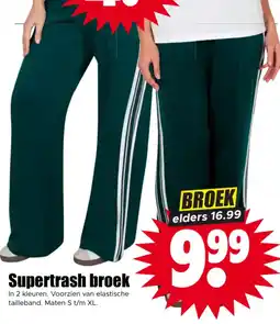 Dirk Supertrash broek aanbieding