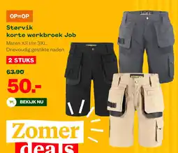 Welkoop Størvik korte werkbroek Job aanbieding