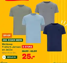 Welkoop Welkoop T-shirt Jeroen en Jelle aanbieding