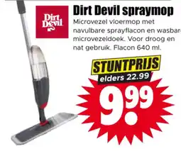 Dirk Dirt Devil spraymop aanbieding
