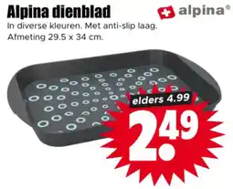 Dirk Alpina dienblad aanbieding