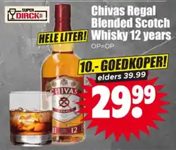 Dirk Chivas Regal Blended Scotch Whisky 12 years aanbieding