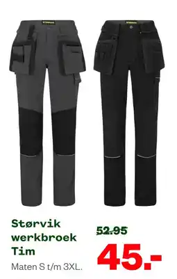 Welkoop Størvik werkbroek Tim aanbieding