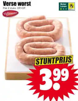 Dirk de Vleeschmeesters verse worst aanbieding