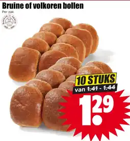 Dirk Bakker van Akker bruine of volkoren bollen aanbieding