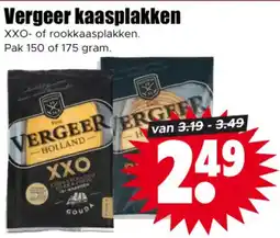 Dirk Vergeer kaasplakken aanbieding