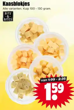 Dirk Bits & Bites kaasblokjes aanbieding