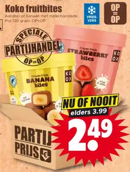Dirk Koko fruitbites aanbieding