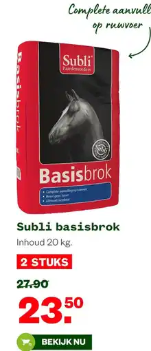 Welkoop Subli basisbrok aanbieding