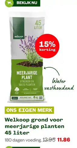 Welkoop Welkoop grond voor meerjarige planten aanbieding