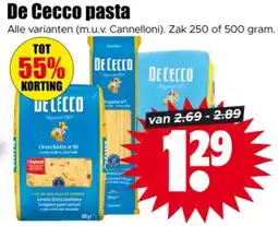 Dirk De Cecco pasta aanbieding