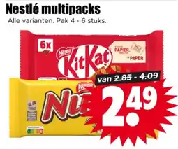 Dirk Nestlé multipacks aanbieding