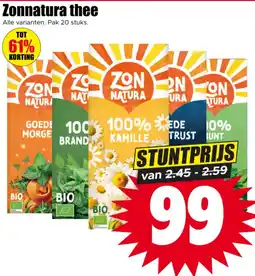 Dirk Zonnatura thee aanbieding
