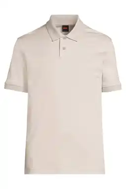 Wehkamp BOSS regular polo beige aanbieding