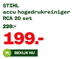 Welkoop StiHL accu hogedrukreiniger RCA 20 set aanbieding