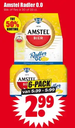 Dirk Amstel Radler 0.0 aanbieding