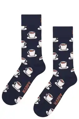 Wehkamp Happy Socks sokken Espresso donkerblauw aanbieding
