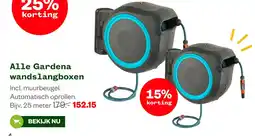 Welkoop Gardena wandslangboxen aanbieding