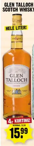 Dirk glen talloch blended scotch whisky aanbieding