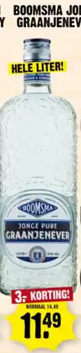 Dirk Boomsma jonge pure graanjenever aanbieding