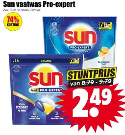 Dirk Sun vaatwas Pro-expert aanbieding