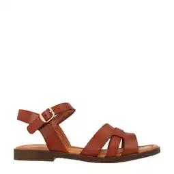 Wehkamp Red Rag leren sandalen cognac aanbieding