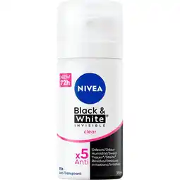 Etos NIVEA Black & White Invisible Deodorant Spray Mini 35 ML aanbieding