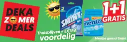 Dekamarkt Mentos gum of Smint aanbieding