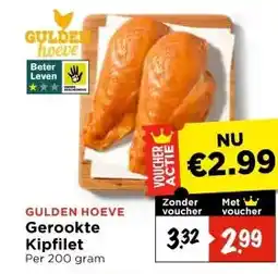 Vomar Voordeelmarkt Gerookte Kipfilet aanbieding